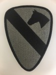 American US Army SUBDUED ACU ISSUE 1st Cavalry Division sleeve patch