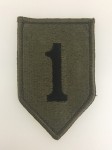 American US Army SUBDUED ISSUE 1st Infantry Division sleeve patch