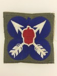 American U.S. Army WWII XX1 21st Corps sleeve patch