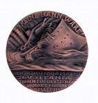 WW1 Goetz GERMAN ISSUE Lusitania medal BRONZE.