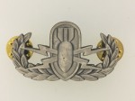 U.S. Army SENIOR Army Bomb Disposal metal badge. Full size.