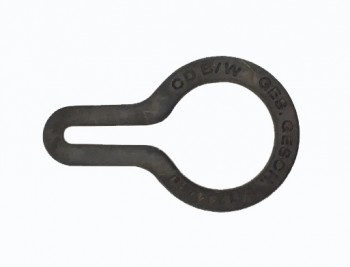 Gestapo Identity Disk Security Ring.