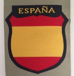 Wehrmacht ESPANA Spanish Foreign Volunteers cloth sleeve shield insignia.