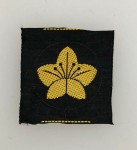 WWII Imperial Japan/Japanese Army Medical Orderly cloth cap badge.