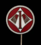Luftwaffe Jagdegeschwader JG1 enamel lapel badge.
