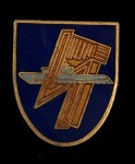 Kriegsmarine U505 U Boat or Submarine crew mans enamel lapel badge.