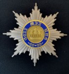 Prussian Order of the Crown Breast Star .