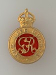 Life Guards metal cap badge.