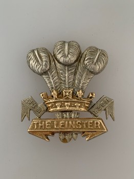 Leinster Regiment Metal cap badge.