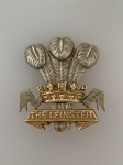 Leinster Regiment Metal cap badge.