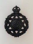 Army Chaplains Department JEWISH CHAPLAIN metal cap badge.