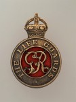 Life Guards metal cap badge ANTIQUED.