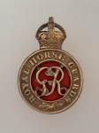 Royal Horse Guards metal cap badge ANTIQUED.