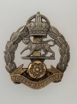 Royal Hampshire Regiment metal cap or beret badge ANTIQUED.