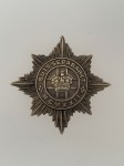 4th/7th Dragoon Guards metal cap badge ANTIQUED.