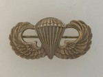 American Army WWII pattern Paratroopers metal wings 'STERLING' .