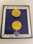 U.S. Army Special Forces Enlisted Mans Brass Collar Discs  PAIR