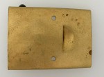 VINTAGE German WWI WWII  Military brass belt buckle for 45mm belt