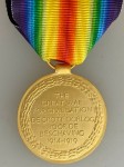 South African WWI VICTORY MEDAL with ribbon. Full size