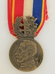 1914 - 1918 French Army WWI Metz Marshal Foch Lafayette medal.