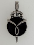 Vichy France  MILICE Training School lapel badge