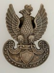WWII Polish Army Metal Cap Badge 1939-45.