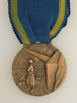 WWII Italian fascist Coastal Artillery medal.