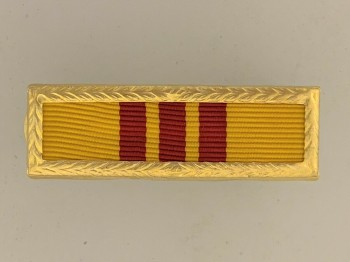 Vietnamese Presidential Unit Citation ribbon award with pin.