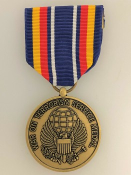 U.S. WAR ON TERRORISM SERVICE MEDAL with box.
