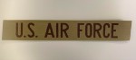 U.S. Air Force Desert Uniform Cloth Woven Tape Patch.