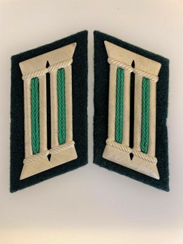 DDR East German BORDER GUARD Officers collar patches.