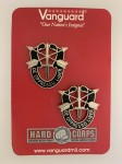 U.S. Army SPECIAL FORCES Enamel Crest badges PAIR.