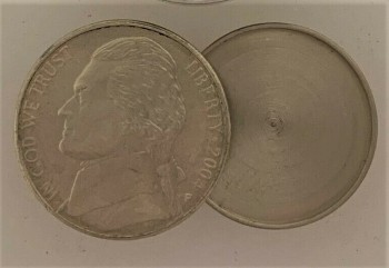 United States  5 Cent Nickel Cold War HOLLOW SPY COIN