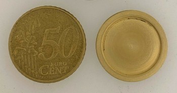 50 Euro Cent hollow Secret Agent SPY COIN