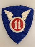 U.S. WW2 11th Airborne Division cloth sleeve patch.