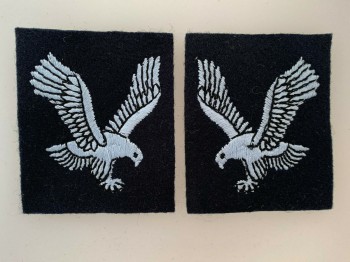 British Army Air Corps cloth patches (matched pair) 